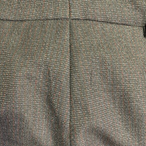 RAF SIMONS Size 38 Black Red Woven Virgin Wool Mohair Flat Front Dress Pants - Picture 3 of 6